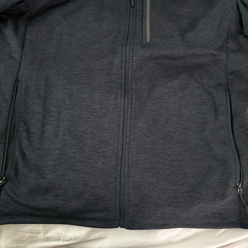 The North Face XL Mens Skyline Full Zip Fleece Jacket blue heather promotional